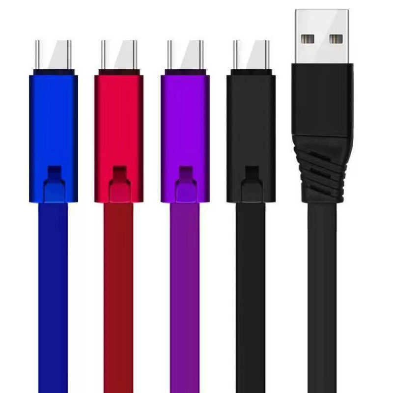 Câble de recharge USB plat auto réparable