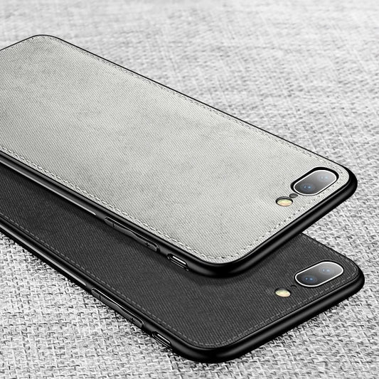 Coque design Jean pour iPhone gris noir