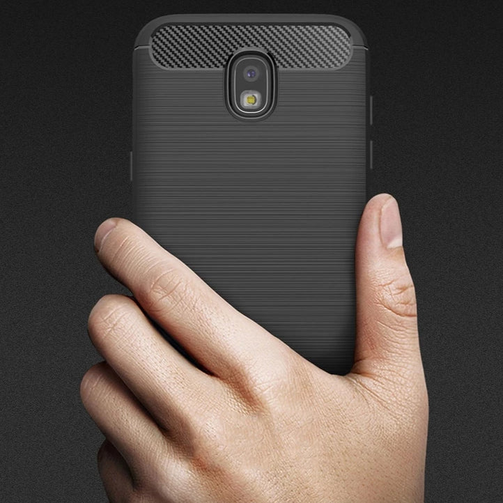 Coque design carbone et métal pour Samsung Galaxy J5