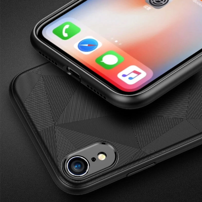 Coque design fine en silicone pour iPhone