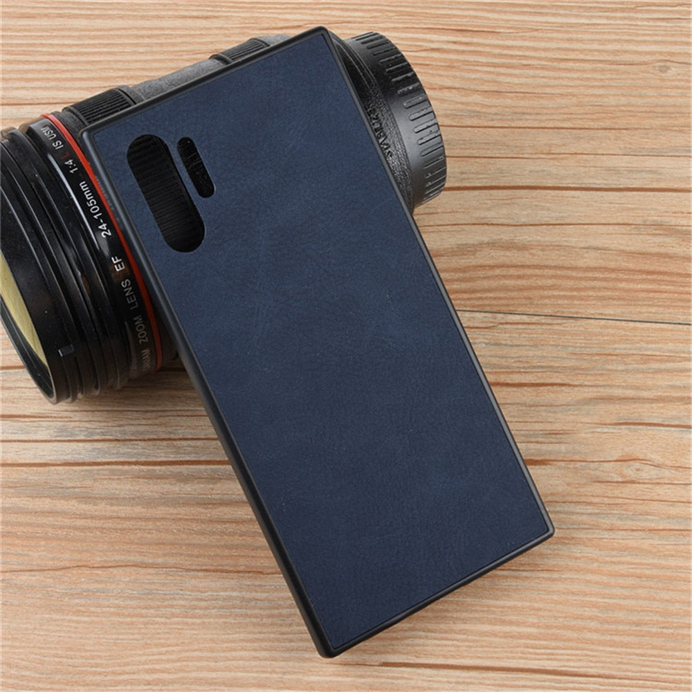 Coque design cuir pour Galaxy Note 10/Note 10 Plus