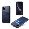 Coque coloré design cuir pour iPhone 11