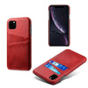 Coque coloré design cuir pour iPhone 11