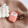 Coque en silicone avec mousqueton pour Airpods