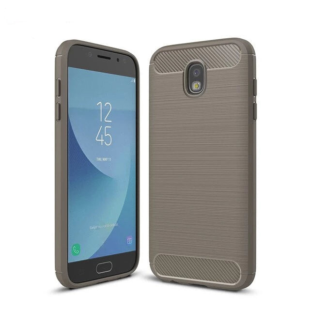 Coque design carbone et métal pour Samsung Galaxy J5