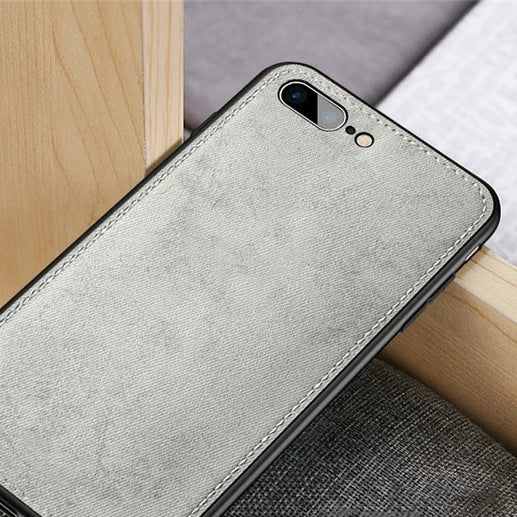 Coque design Jean pour iPhone gris