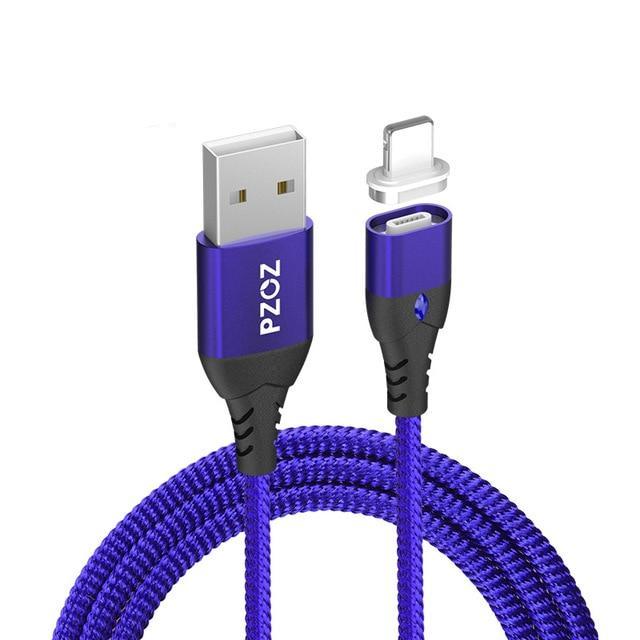 cable-plug-de-recharge-magnétique-aimanté-noir-et-bleu-lightning