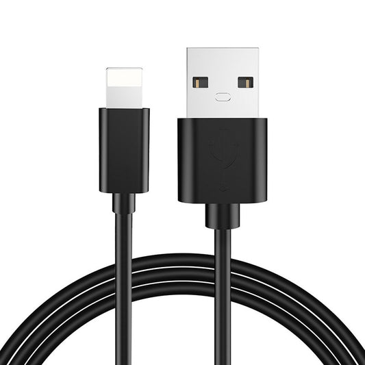 Cable-de-recharge-USB-vers-Lightning-noir