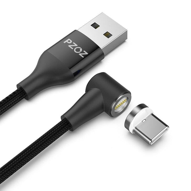 Câble USB vers USB Type-C recharge rapide à angle magnétique – PhonEco